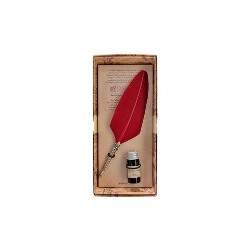 Dallaiti Small Red Quill Writing Set