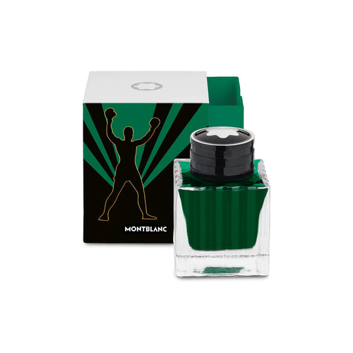 Montblanc Bottled Ink Great Characters, Muhammad Ali, Green 50ml