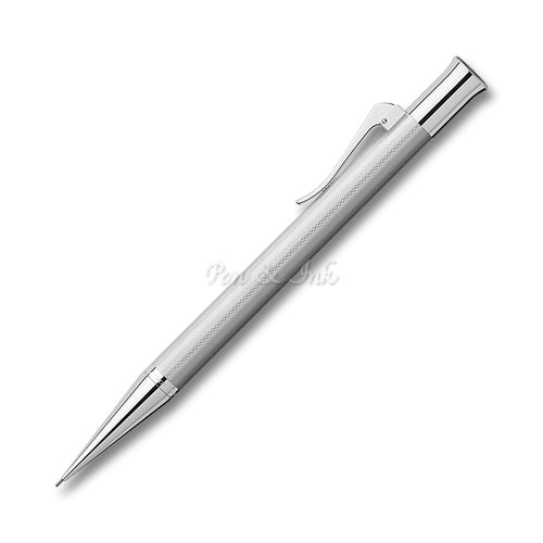 Graf von Faber-Castell Guilloche Rhodium 0.7mm Propelling Pencil