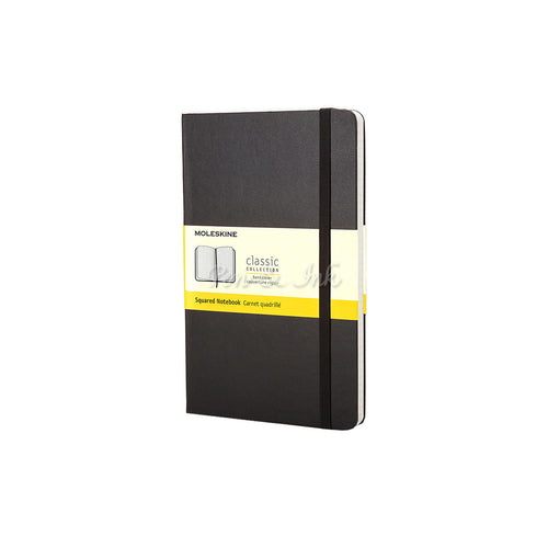 Moleskine Classic Hard Cover Pocket Squared Black Notebook