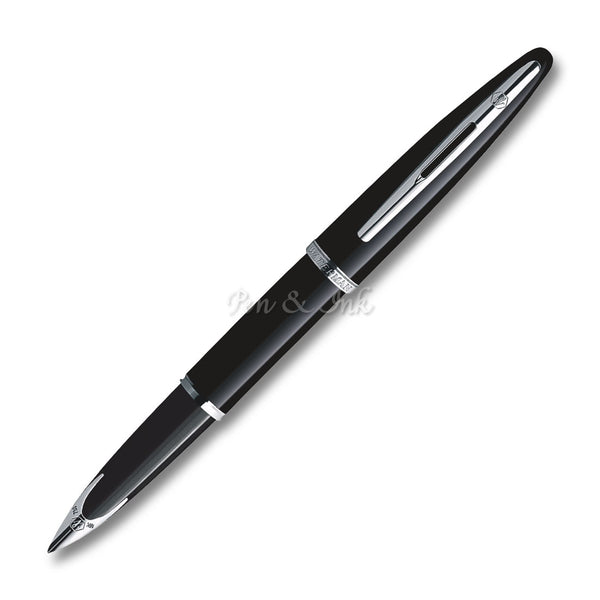 Carène Black Lacquer Chrome Trim Fountain Pen – Pen Ink Australia