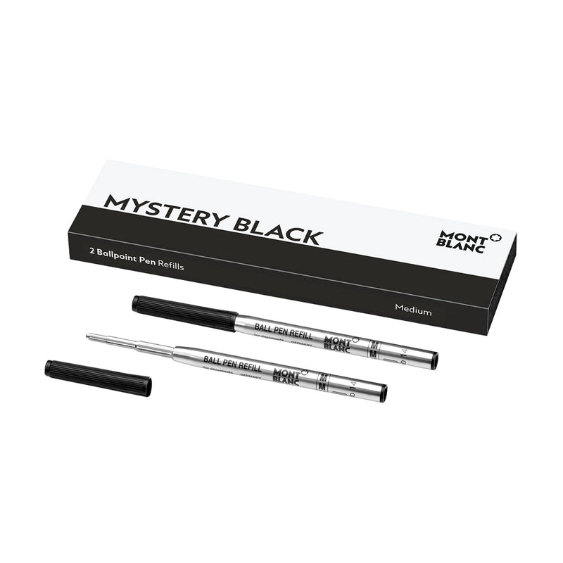 2 Ballpoint Refills - Mystery Black