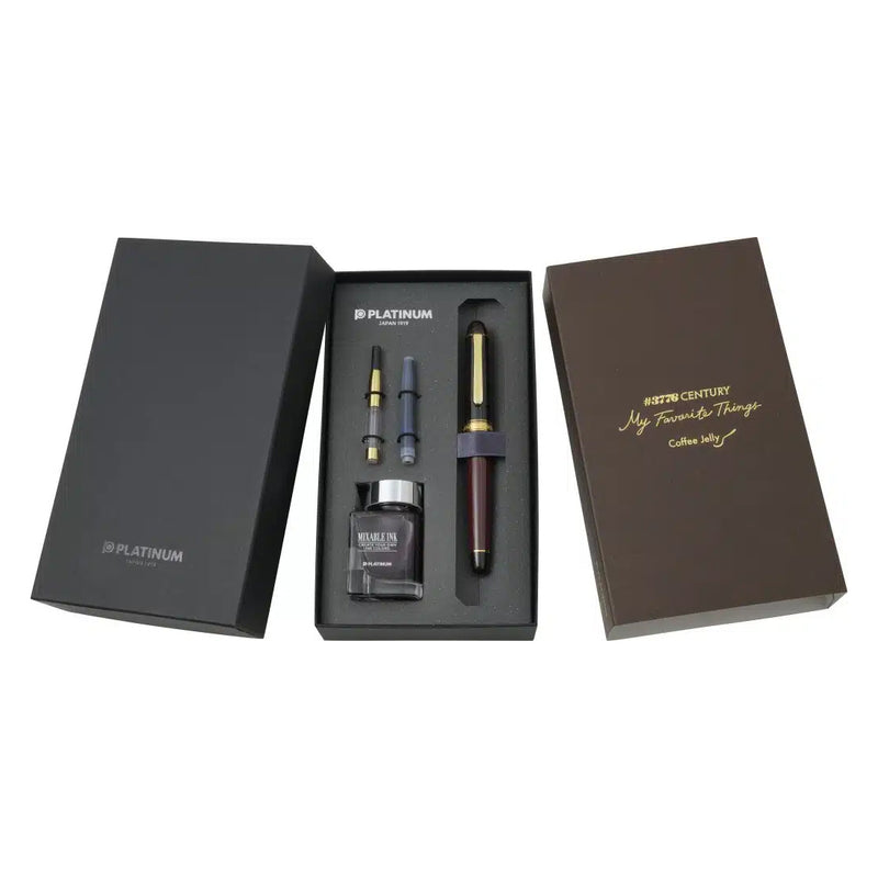 Platinum 3776 Century My Favorite Things “Coffee Jelly” Limited Series Fountain Pen Set