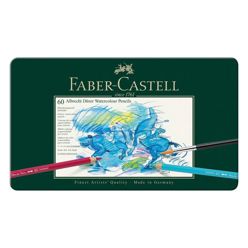 Faber-Castell Albrecht Dürer 60 Watercolour Pencils Tin Set