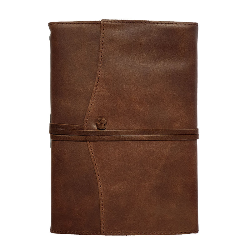Belcraft Amalfi Medium Refillable Chocolate Leather Journal