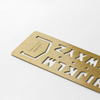 Travelers Company Brass Template Bookmark - Alphabet