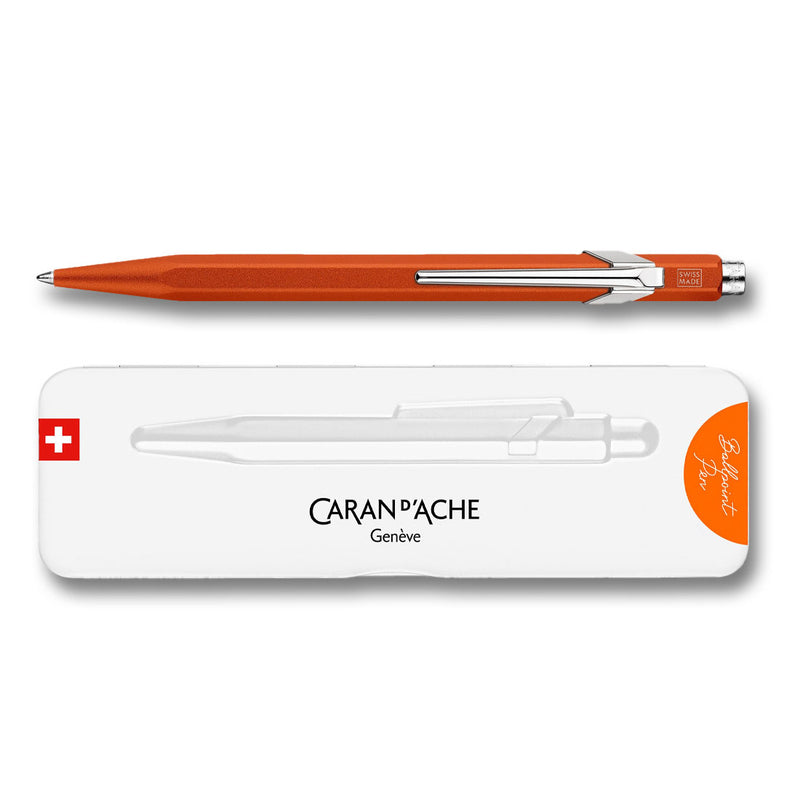 Caran d'Ache 849 Colormat-X Orange Ballpoint Pen