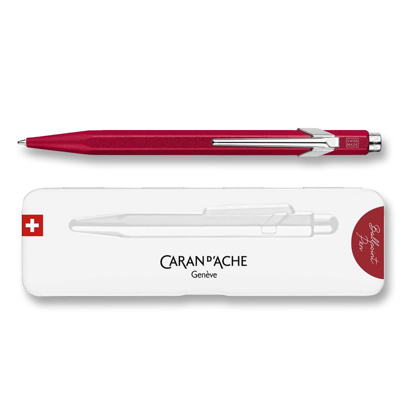 Caran d'Ache 849 Colormat-X Red Ballpoint Pen