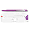 Caran d'Ache 849 Colormat-X Violet Ballpoint Pen