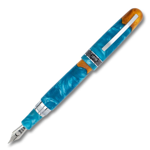 Conklin Spectra Fusion Blue Chrome Limited Edition Fountain Pen