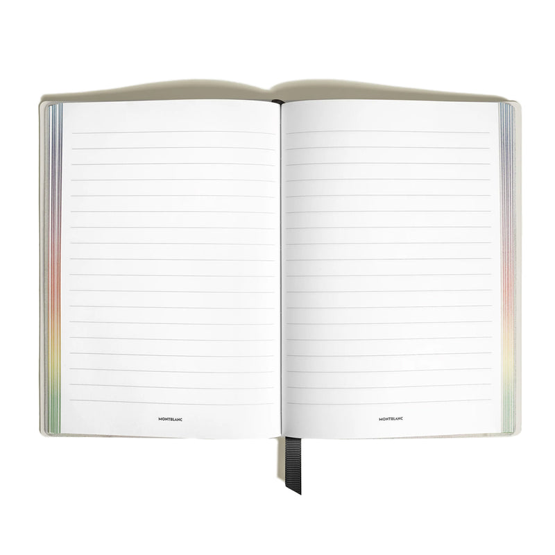Montblanc Fine Stationery Notebook #146 Writers Edition Homage to Johann Wolfgang von Goethe, White, Lined