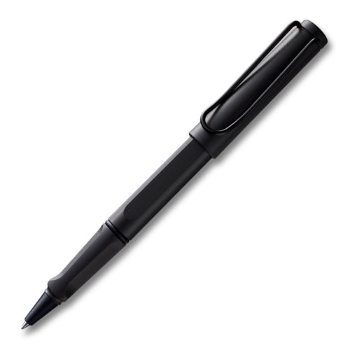 LAMY-Safari-Steel-Black-Rollerball-Pen