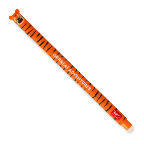 Legami "Grrreat Adventure" Tiger Erasable Gel Pen