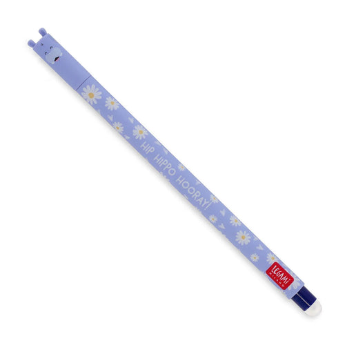 Legami "Hip Hippo Hooray!" Hippo Erasable Gel Pen