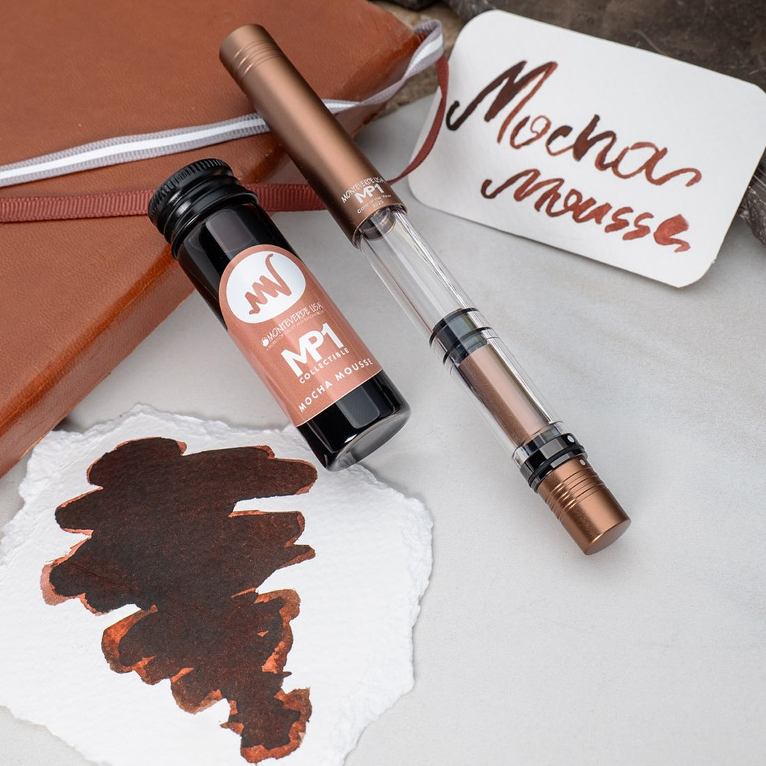 MP1 Mocha Mousse Fountain Pen & Ink Set – Pen & Ink Australia