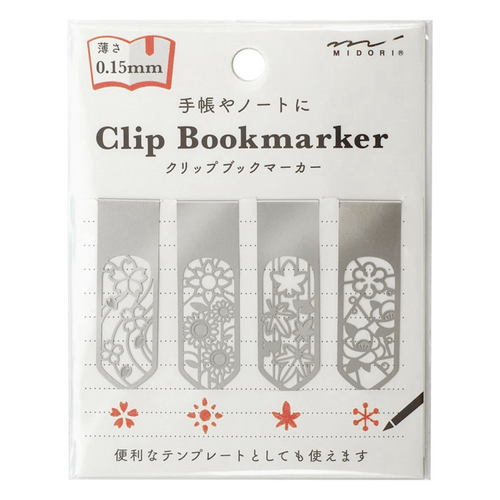 Midori Clip Bookmarker - Flower