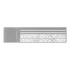 Midori Clip Ruler Silver