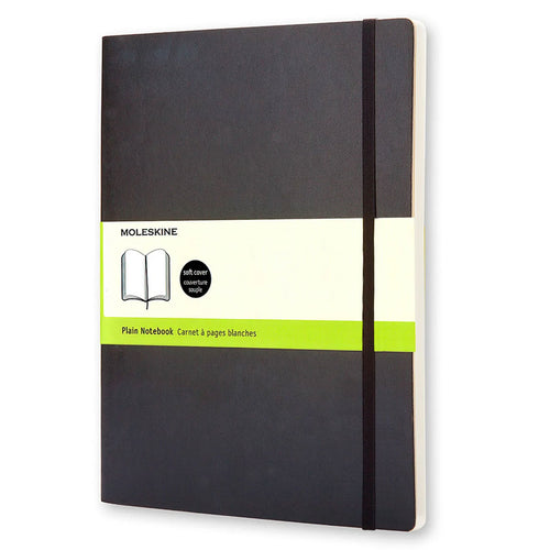 Moleskine Classic Soft Cover Extra Large Plain Black Notebook