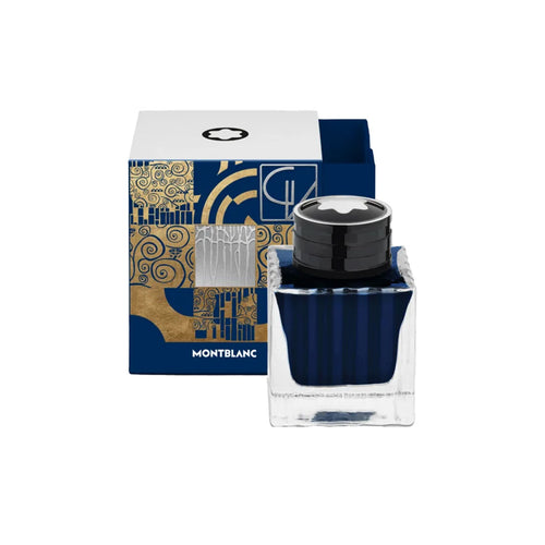 Montblanc Bottled Ink Masters of Art, Homage to Gustav Klimt, Blue 50ml