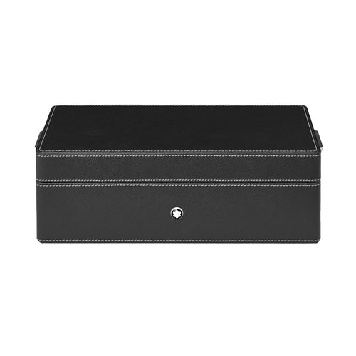 Montblanc Desk Box in Leather for 3 Writing Instruments and an Ink Bottle