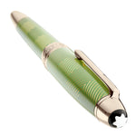 Montblanc Meisterstück Calligraphy Solitaire Celadon Dégradé Curved Nib Fountain Pen