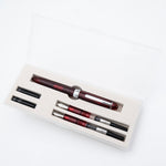 Monteverde Monza 3 Fountain Pen Set (M, F, Omniflex) - Red