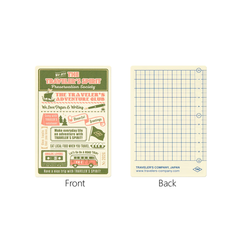 Notebook Accessory Passport Size 2026 Diary Plastic Sheet