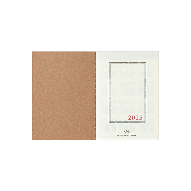 Notebook Refill Passport Size 2025 Monthly Diary