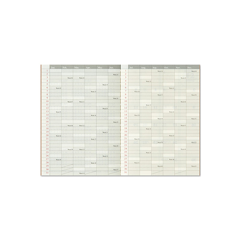 Notebook Refill Passport Size 2025 Monthly Diary