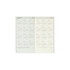 Notebook Refill Regular Size 2025 Diary Weekly Vertical