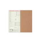 Traveler’s Company Notebook Refill Regular Size 2025 Monthly Diary