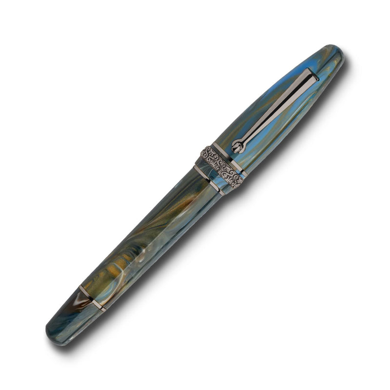 Ogiva Golden Age Wind Ruthenium Trim Fountain Pen