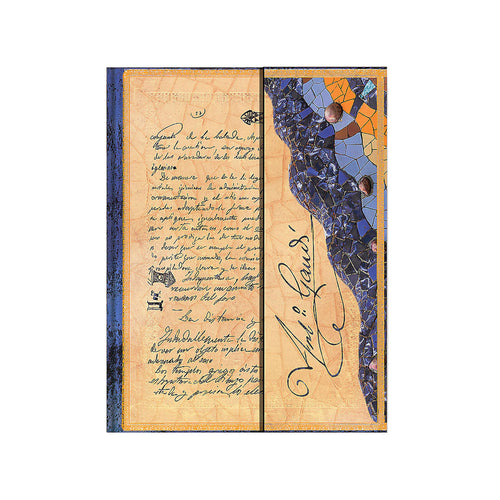 Paperblanks Embellished Manuscripts Gaudí, The Manuscript of Reus Ultra Wrap Lined Journal