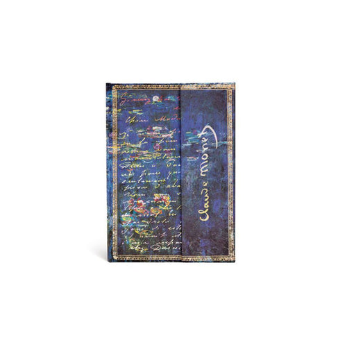 Paperblanks Embellished Manuscripts Monet Water Lilies Midi Lined Journal
