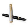 Parker 51 Premium Black Gold Trim Fountain Pen