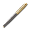 Parker IM Pioneers Collection Arrow Grey Lacquer Gold Trim Fountain Pen