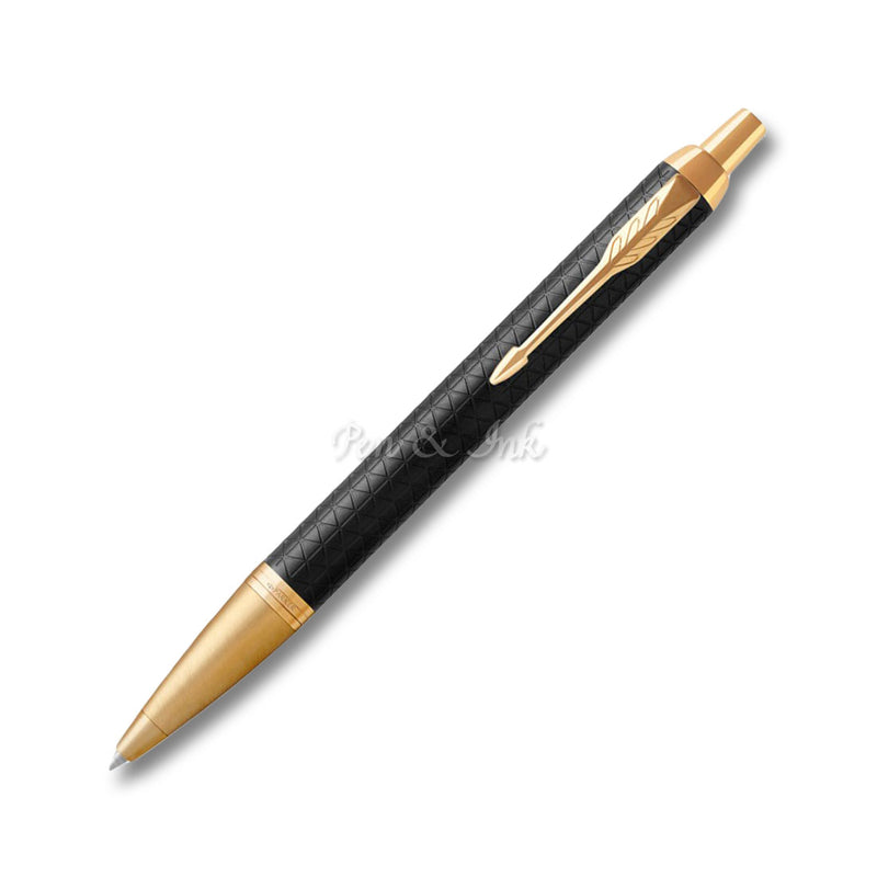 IM Premium Black Gold Trim Ballpoint Pen