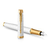 Parker IM Premium Pearl Gold Trim Fountain Pen