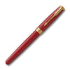 Parker Sonnet Red Gold Trim Fountain Pen