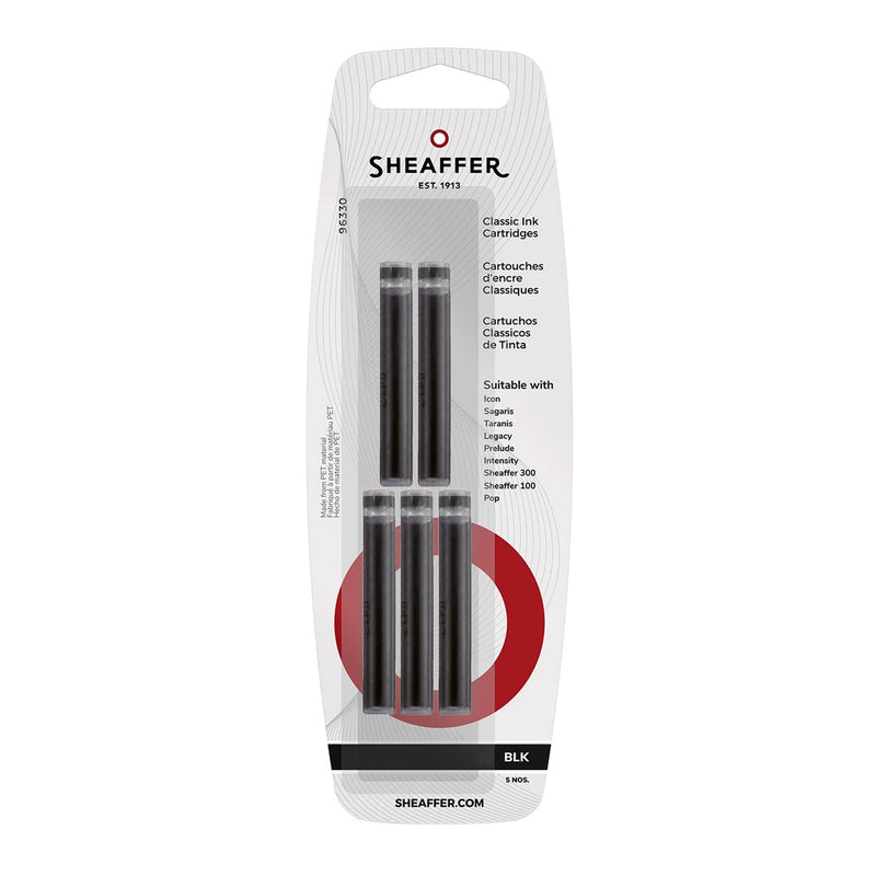 Sheaffer Classic Skrip Fountain Pen Black Ink Cartridges