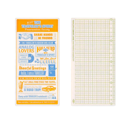 Notebook Accessory Regular Size 2026 Diary Plastic Sheet