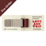 Pen Holder LOVE AND TRIP Red