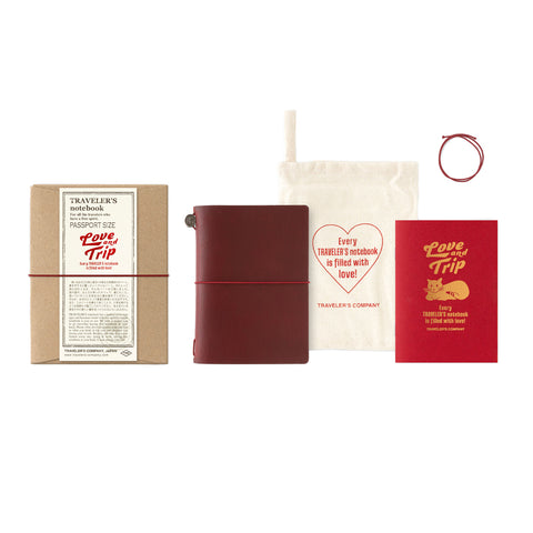 TRAVELER'S notebook LOVE AND TRIP レッド TRAVELER'S notebook Refill LOVE AND TRIP Red Ltd edition