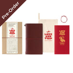 Traveler’s Notebook LOVE AND TRIP Regular Size Red