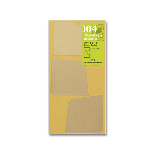 Travelers Notebook Accessory 004 Pocket Sticker