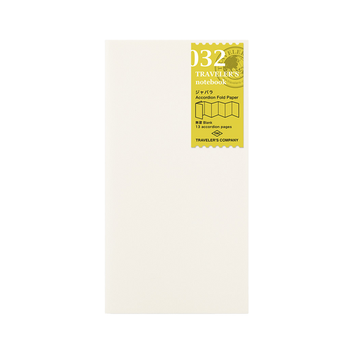 Travelers Notebook Refill Regular Size 032 Accordion Fold Paper