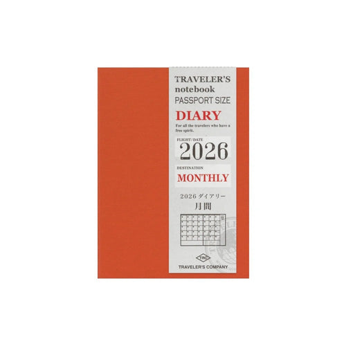 Notebook Refill Passport Size 2026 Monthly Diary