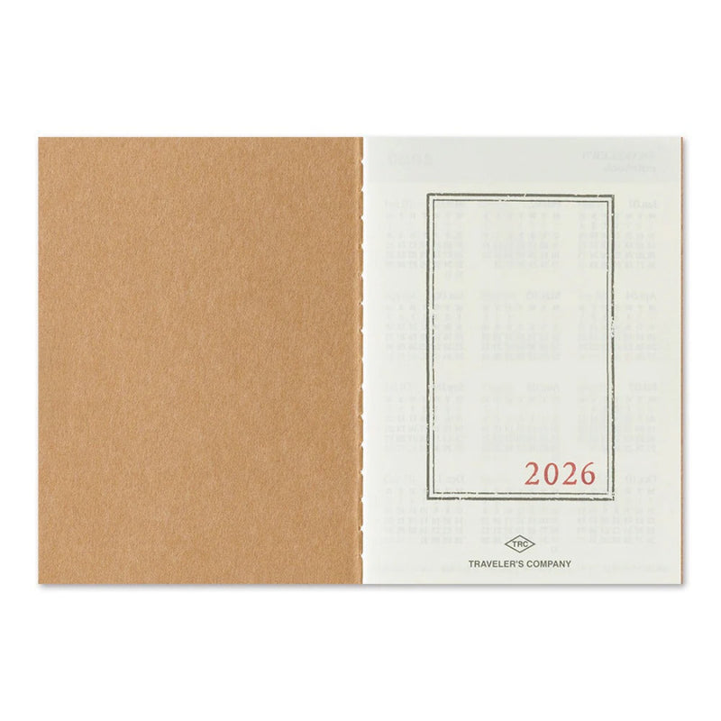 Notebook Refill Passport Size 2026 Monthly Diary