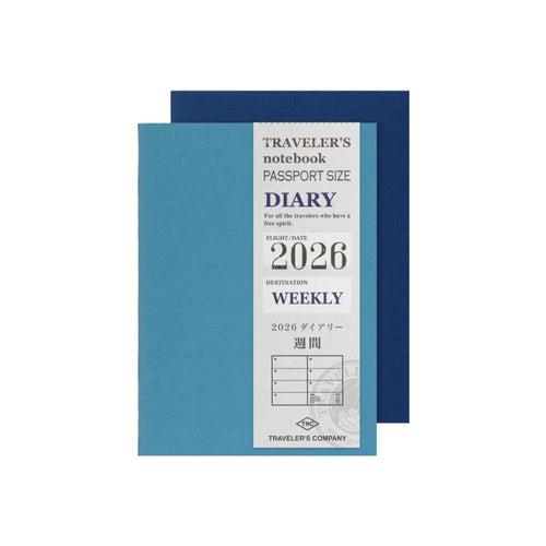 Notebook Refill Passport Size 2026 Weekly Diary