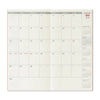 Traveler’s Company Notebook Refill Regular Size 2026 Monthly Diary